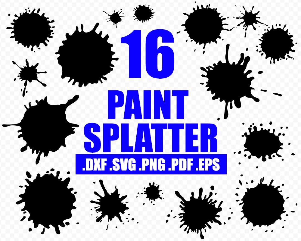 free paint splatter svg